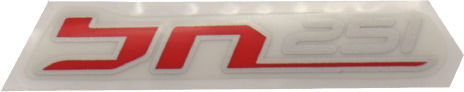 Benelli Emblem Stickers White