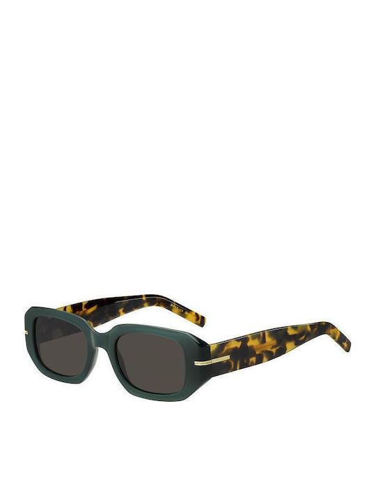 Boss Women's Sunglasses with Brown Tartaruga Pl...