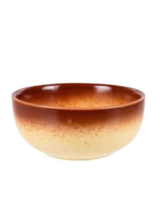 Art et Lumiere Dionisos Porcelain Salad Bowl Brown