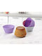 Viosarp Silicone Cake Baking Pan Purple 6pcs