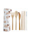 Puckator Mopps Pug Cutlery Set Stainless Brown 6pcs