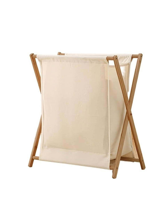 Wäschekorb aus Stoff 40x34x56.5cm Beige