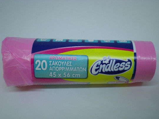 Σακούλες Απορριμάτων Καλαθάκι Αρωματικές Endless 20 Τεμ Ροζ