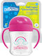 Dr. Brown's Educational Sippy Cup Plastic with Handles Pink Rainbow for 6m+m+ 180ml