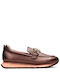 Hispanitas Leather Women's Loafers Bronze