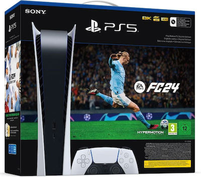 Console Sony PlayStation 5 ea Sports fc 24 825GB - Branco em