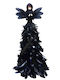 Supergreens Christmas Figure Cherub Black Height 68cm