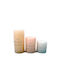 Fylliana Decorative Candle In White Jar 3 Pieces