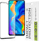 Techsuit 111d Full Glue Full Face Tempered Glass Μαύρο (Huawei P30 Lite)