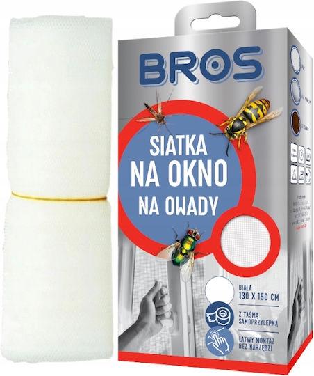 Bros Moskitonetz Fenster Dauerhaft Weiß 180x150cm