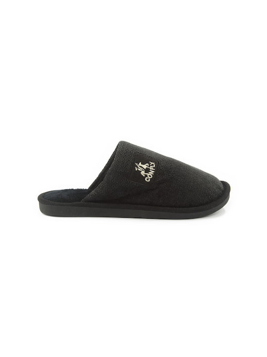 Fshoes Men's Slipper Black