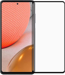 Full Face Tempered Glass Black Galaxy A72
