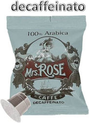 Mrs Rose Κάψουλες Espresso Decaffeine Συμβατές ...