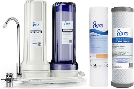 Eiger Water Filtration System Double Countertop WF-NT-2W-C-1