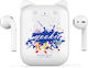 Yookie YKS19 Earbud Bluetooth Handsfree Earphones with Charging Case White
