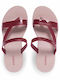 Frauen Flip Flops in Burgundisch Farbe