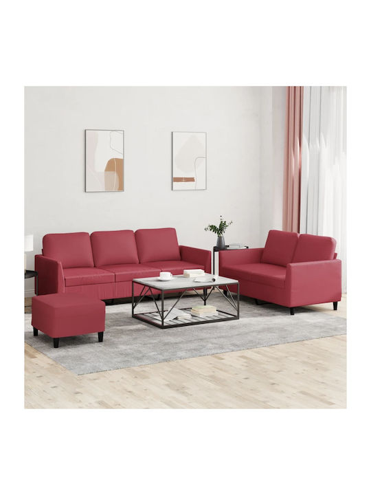 Σετ Σαλονιού 3-Sitzer & 2-Sitzer & Hocker