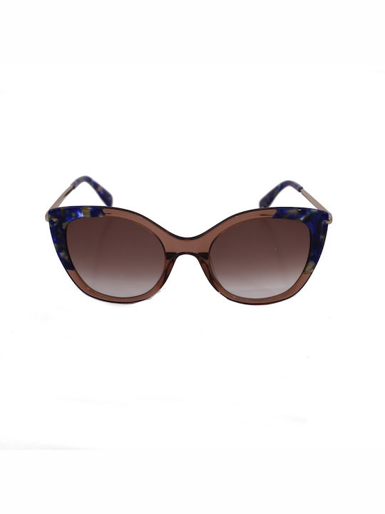 Longchamp Sonnenbrillen mit Braun Rahmen und Braun Verlaufsfarbe Linse LO636S 272