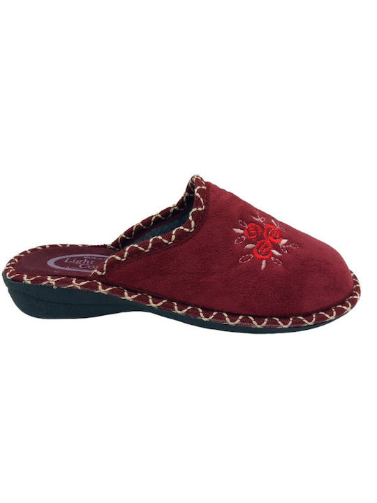 Papuci de Damă de Iarnă Burgundy