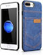 Xoomz Back Cover Piele artificială Albastru (iPhone 8/7)