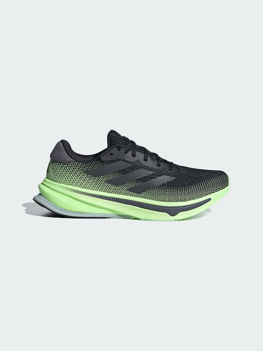 Adidas Supernova Rise Ανδρικά Αθλητικά Παπούτσια Running Core Black / Grey Five / Green Spark