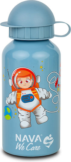 Nava Μπουκάλι Θερμός Ανοξείδωτο BPA Free 400ml Γαλάζιο Γαλάζιο