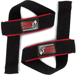 Gorilla Wear Padded Περικάρπια Άρσης Βαρών Μαύρα 2 τμχ