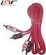 TRF Cable 2x RCA male - 2x RCA male 1m
