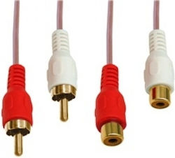 OWI 01.037.0269 2x RCA Мъжки - 2x RCA Женски 3м