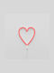 Παιδικό Φωτιστικό Τοίχου Led Ginga Neon Heart