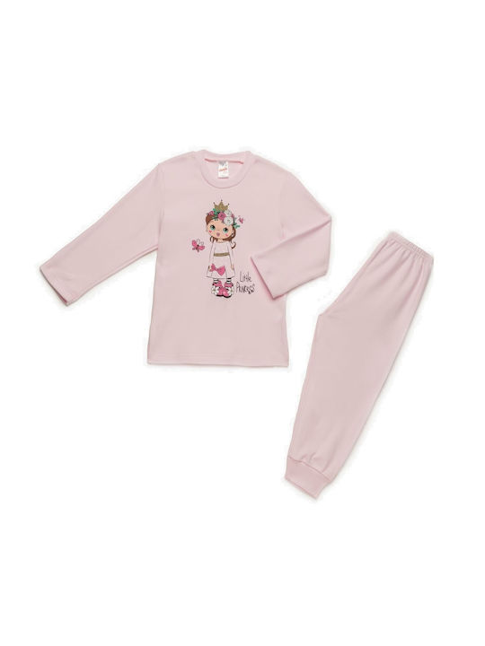 Minerva Kids Pyjamas Winter Cotton ROZ Princess