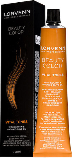 Lorvenn Beauty Color Vital Tones Βαφή Μαλλιών 7.78 Ξανθό Μόκα 70ml