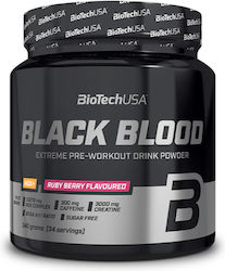 Biotech USA Black Blood Nox+ Pre Workout Supplement 340gr Ruby Berry