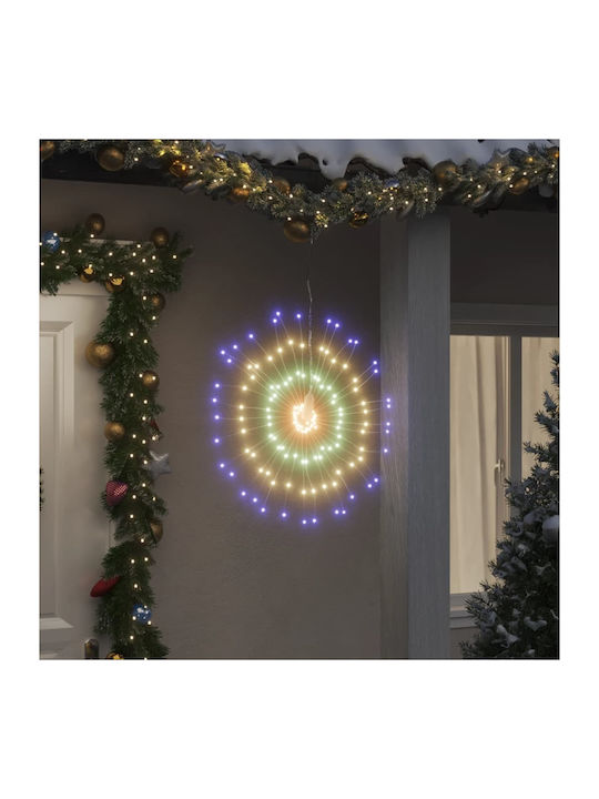 140 Lumini de Crăciun LED Multicolour Battery de tip Fireworks vidaXL