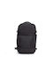 Ozuko Men's Fabric Backpack Waterproof with USB Port Black