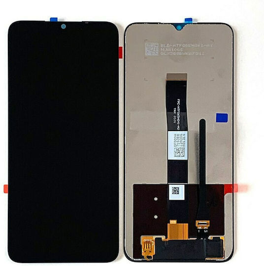 Οθόνη Lcd mit Touch-Mechanismus für Xiaomi Redmi 9A/9C/9AT/Poco C3. (Schwarz)