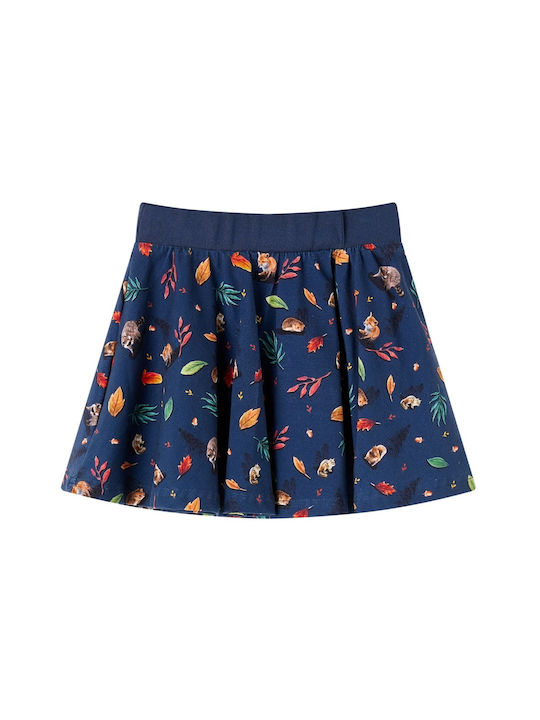 vidaXL Kids Skirt Polka Dot Blue