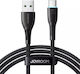 Joyroom Starry Series Cablu USB 2.0 Braided USB-C Masculin - USB-A 100W PD Negru 1m SA32-AC6
