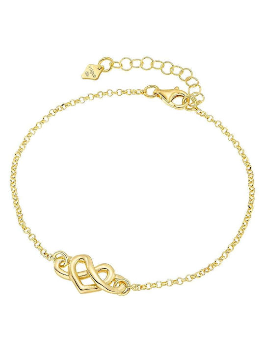 Vogue Bracelet made of Silver Gold Plated