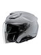 HJC F31 Nardo Grey Motorcycle Helmet Jet ECE 22.06 with Sunvisor