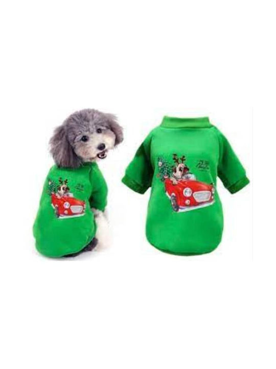Value Imports Sweatshirt Hund in Grün Farbe 30cm.