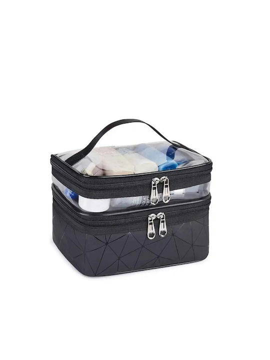 Aria Trade Toiletry Bag in Black color 22cm