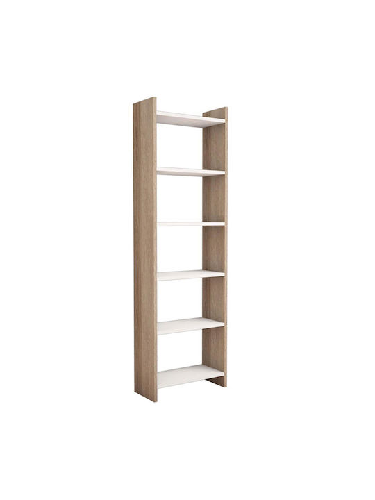 Bibliothek Darco Oak-white 48.6x22x160cm