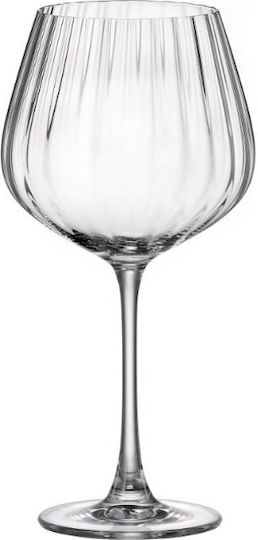 Crystalite Bohemia Set of Crystal Goblet Glasses 640ml 6 Pieces