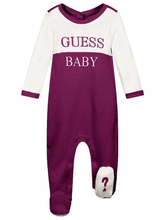 Guess Baby Bodysuit Set Purple