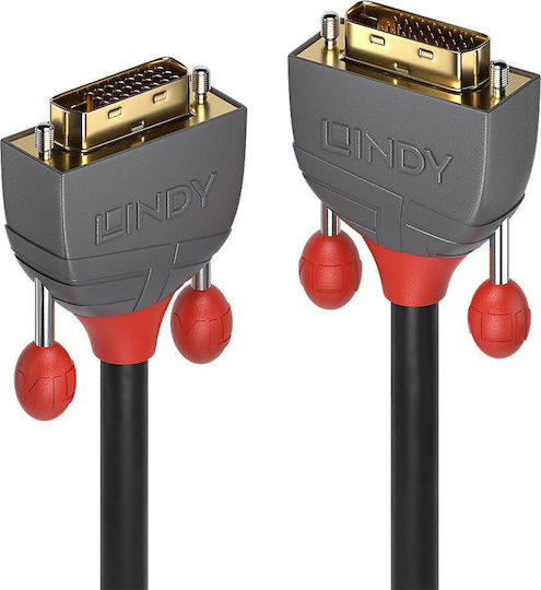 Lindy Кабел DVI-D мъжки - DVI-D мъжки 7.5м Черен (36225)