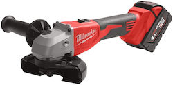 Milwaukee BLSAG125X-402X Grinder with 2 Batteries 4Ah