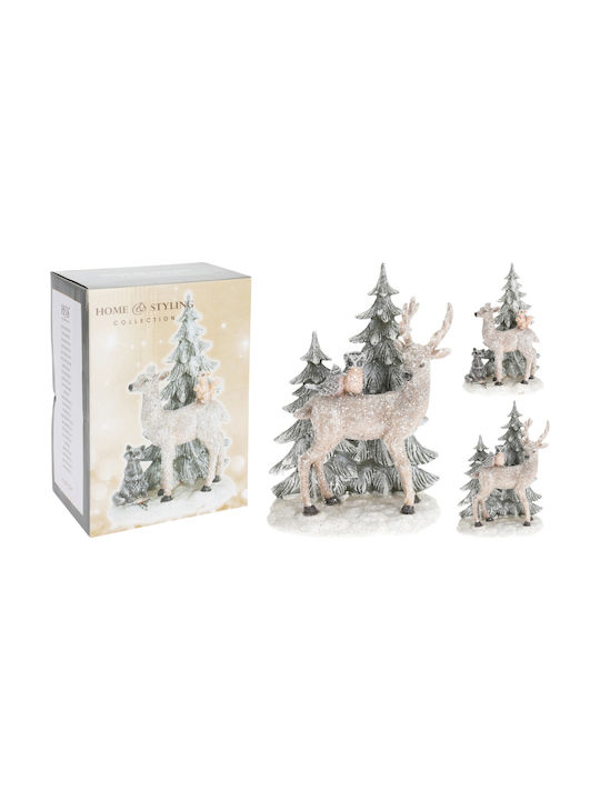 ArteLibre Christmas Plastic Figure Reindeer Height 20cm (Μiscellaneous Designs)