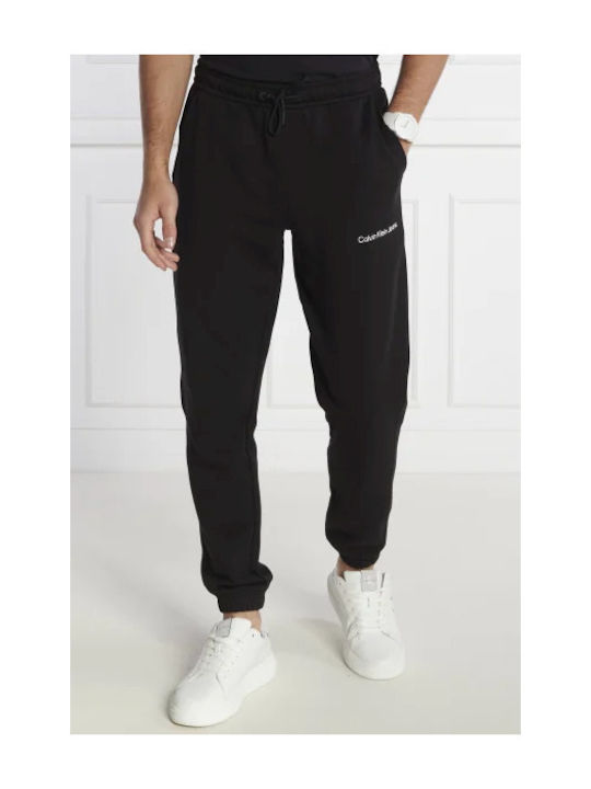 Calvin Klein Παντελόνι Φόρμας με Λάστιχο Μαύρο.