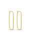 Earrings Hoops made of Gold 14K